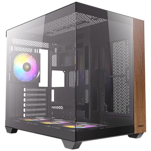 Antec CX800, Midi Tower, PC, Schwarz, Holz, ATX, ITX, micro ATX, Glas, Stahl, Gaming