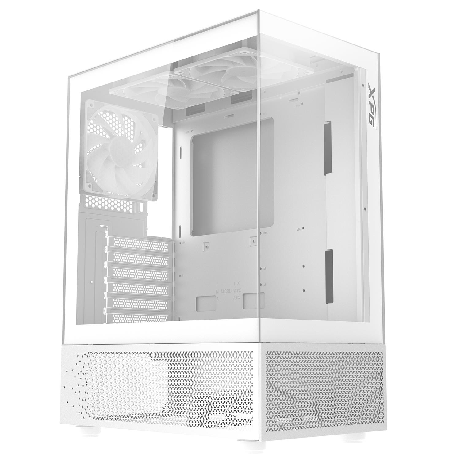 Zweites Bild vonXPG INVADER X MINI KOMPAKTES MID-TOWER-GEHÄUSE Weiß, Midi Tower, PC, Weiß, ATX, micro ATX, Mini-ITX, SPCC, 16,6 cm