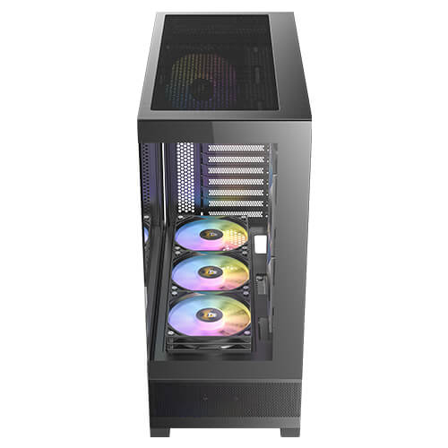 Zweites Bild vonAntec CX700 ARGB, Midi Tower, PC, Schwarz, ATX, ITX, micro ATX, Glas, Stahl, 16 cm