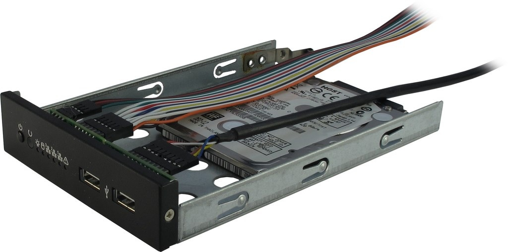 Zweites Bild vonInter-Tech 2U-20240, Rack, Server, Schwarz, ATX, micro ATX, Mini-ATX, Stahl, HDD, Netzwerk, Leistung