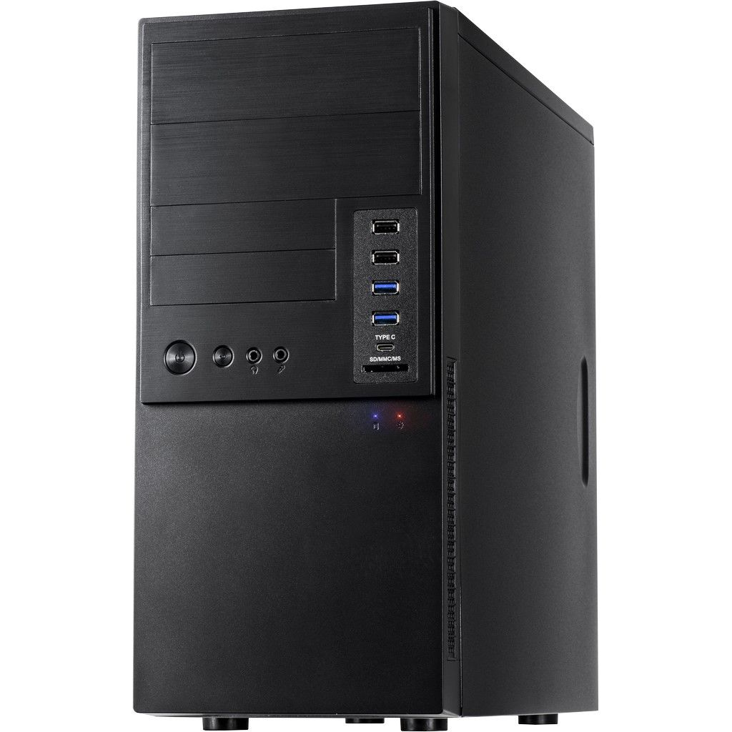 Zweites Bild vonInter-Tech IT-6865, Micro Tower, PC, Schwarz, 14 cm, 34 cm, CE