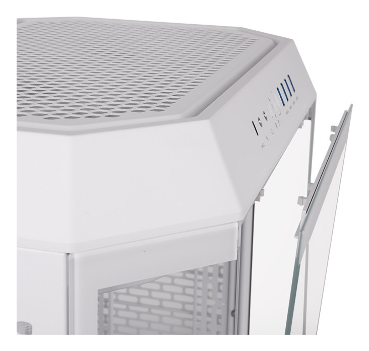 Zweites Bild vonThermaltake CA-1Z1-00M6WN-00, Midi Tower, PC, Weiß, ATX, micro ATX, Mini-ITX, SPCC, Gehärtetes Glas, Gaming