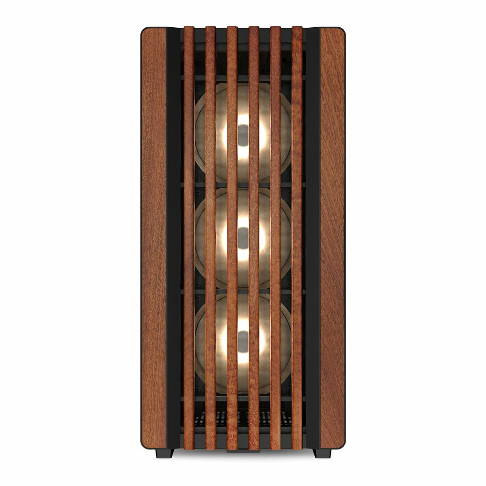 Zweites Bild vonSharkoon REBEL C70G RGB, Full Tower, PC, Schwarz, Holz, ATX, micro ATX, Mini-ITX, Metall, Gehärtetes Glas, Multi