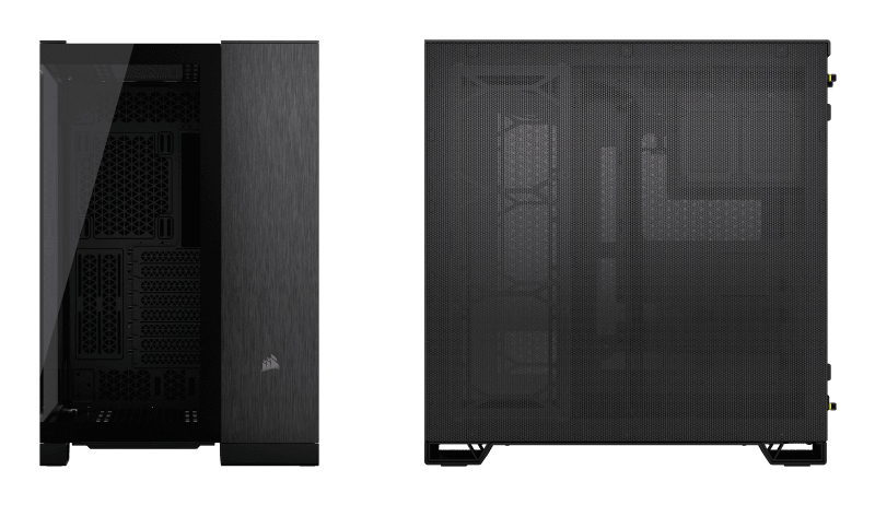 Zweites Bild vonCorsair CC-9011283-WW, Midi Tower, PC, Aluminium, Schwarz, ATX, Stahl, Gehärtetes Glas, Gaming