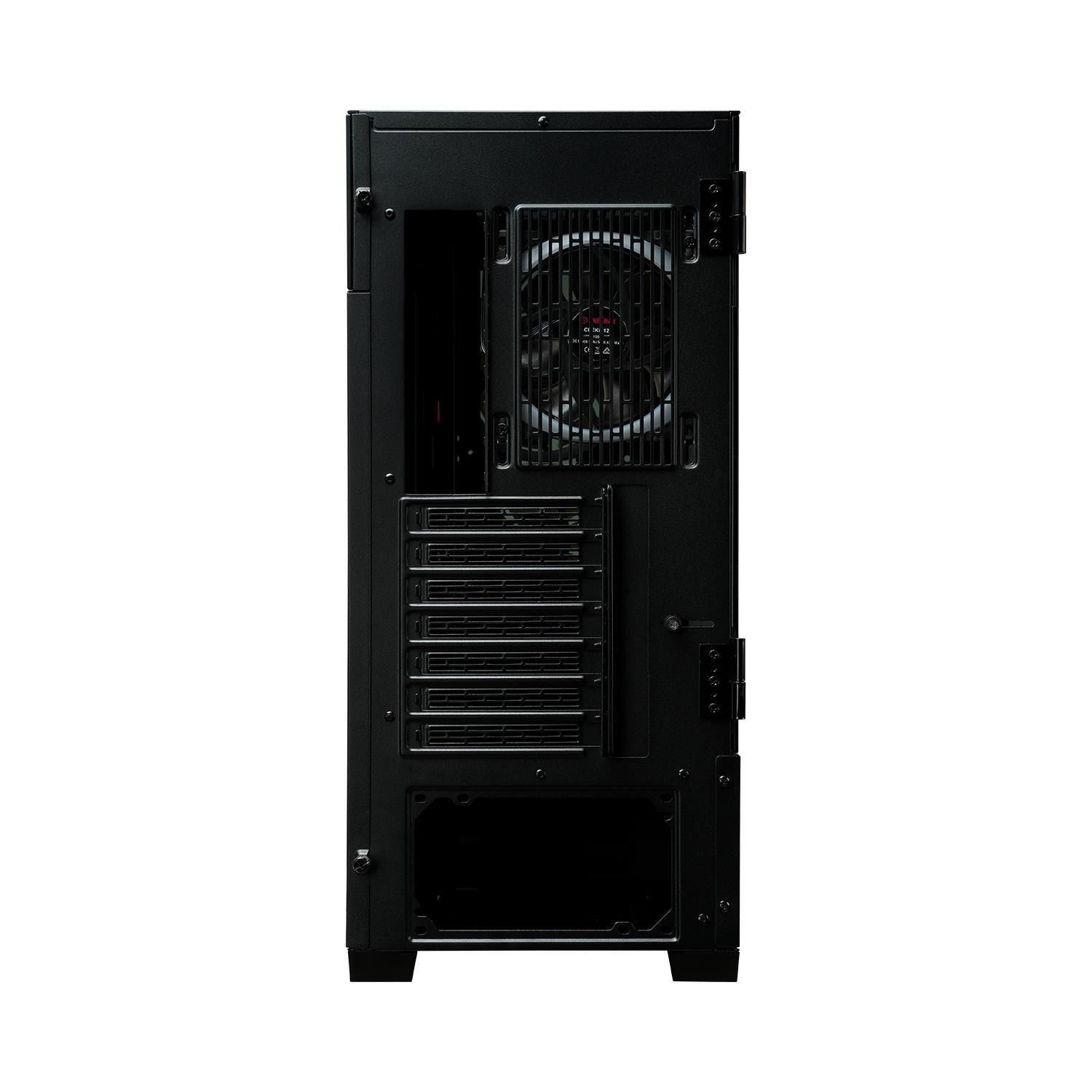 Zweites Bild vonEnermax K8, Midi Tower, PC, Weiß, ATX, micro ATX, Mini-ITX, SPCC, Gehärtetes Glas, Gaming