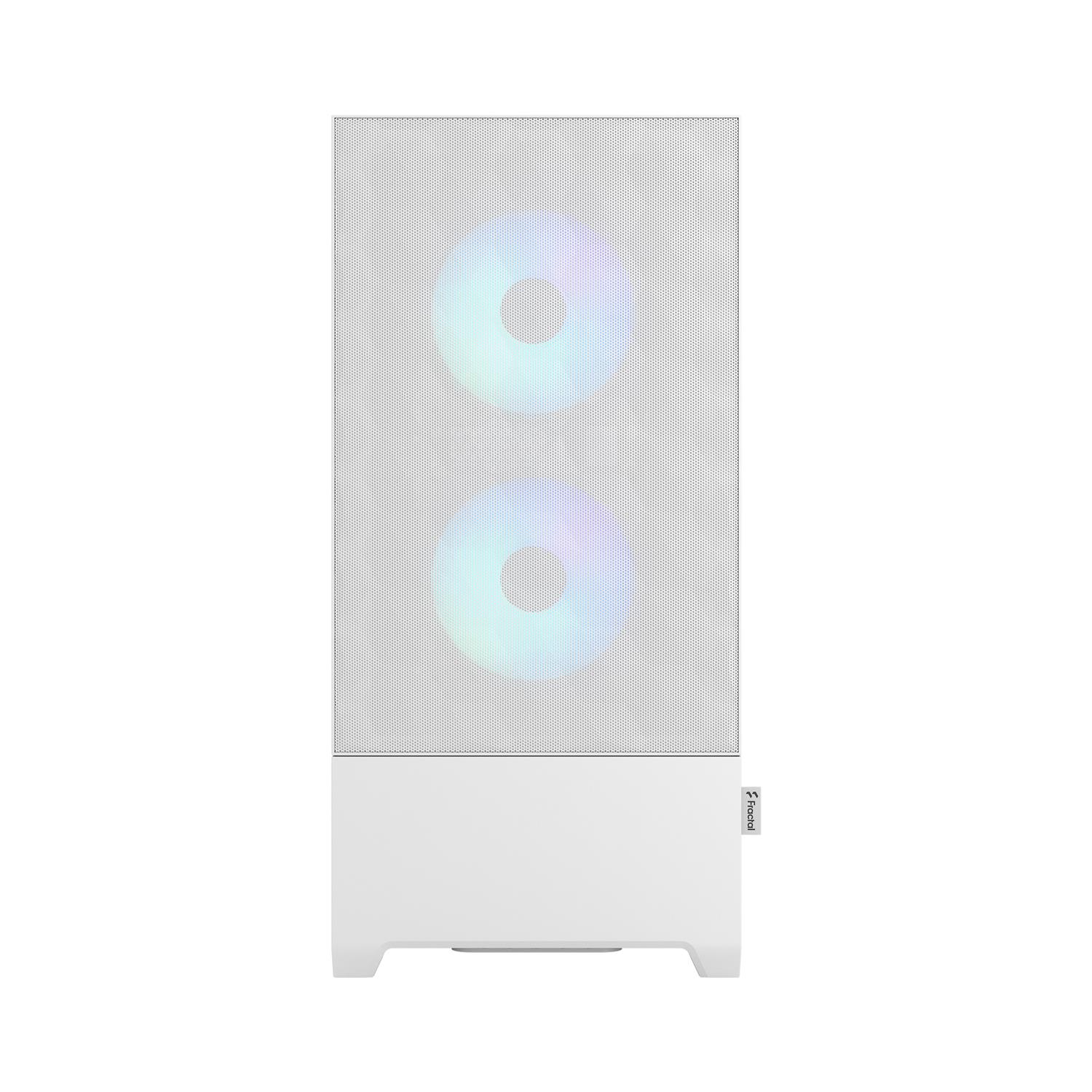 Zweites Bild vonFractal Design Pop Air, Tower, PC, Weiß, ATX, micro ATX, Mini-ITX, Stahl, Gehärtetes Glas, Multi