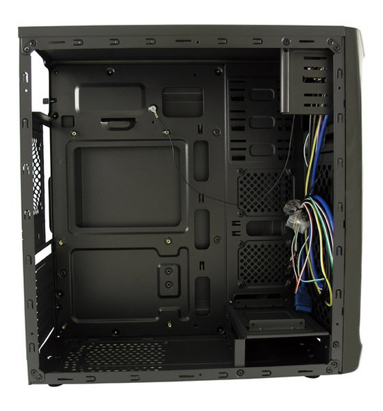 Zweites Bild vonLC-Power 7034B, Midi Tower, PC, Schwarz, ATX, micro ATX, Mini-ATX, Metall, 14,5 cm