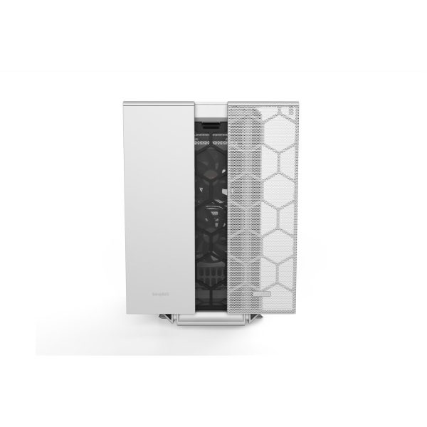 Zweites Bild vonBe Quiet! Silent Base 802 Window White, Midi Tower, PC, Weiß, ATX, EATX, micro ATX, Mini-ITX, Acrylnitril-Butadien-Styrol (ABS), Stahl, 18,5 cm