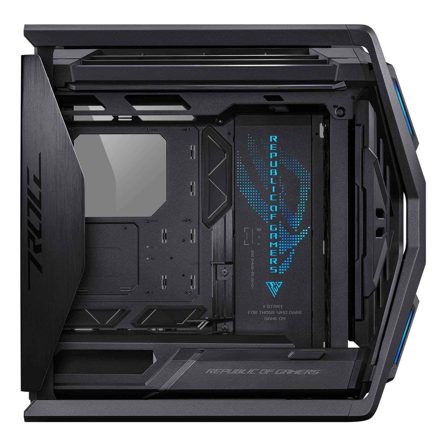 Zweites Bild vonASUS ROG HYPERION GR701, Tower, PC, Schwarz, ATX, EATX, micro ATX, Mini-ITX, Gaming, Multi