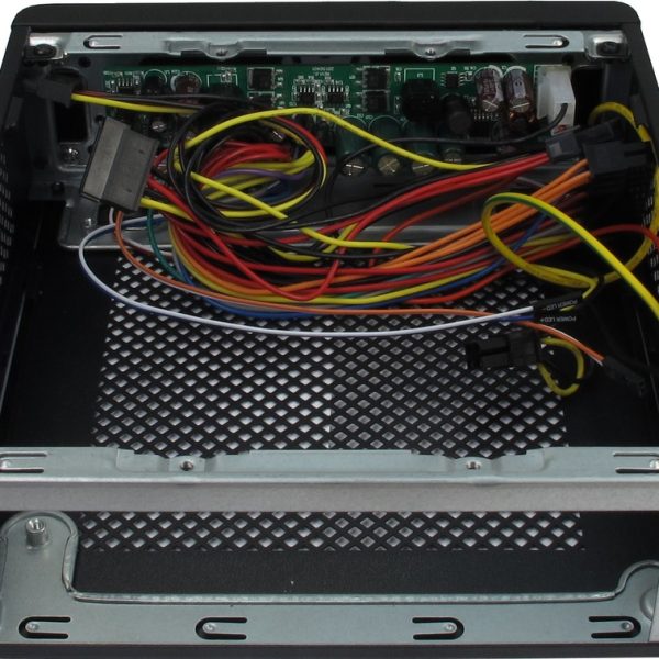 Zweites Bild vonInter-Tech ITX-601, Desktop, PC, Schwarz, ITX, Heimbüro, CE