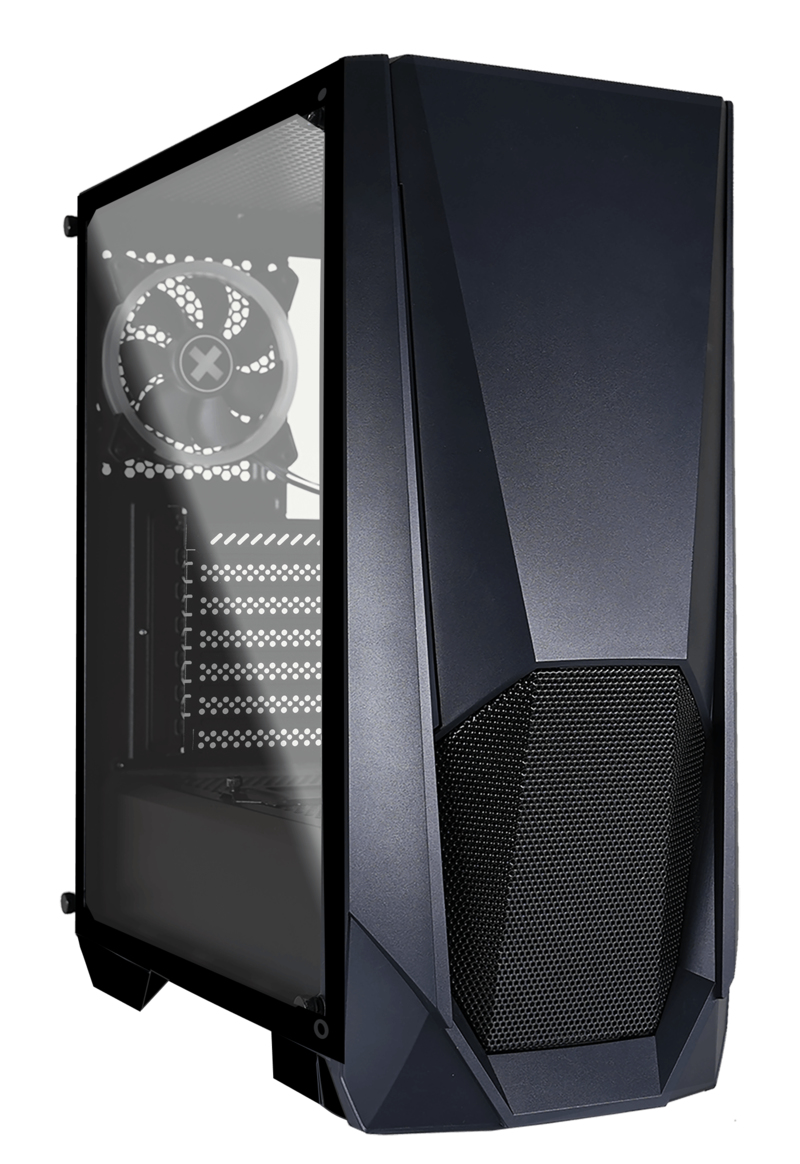 Zweites Bild vonXilence X505.ARGB, Midi Tower, PC, Schwarz, ATX, micro ATX, Mini-ITX, Acrylnitril-Butadien-Styrol (ABS), Kunststoff, Gehärtetes Glas, 120,140 mm