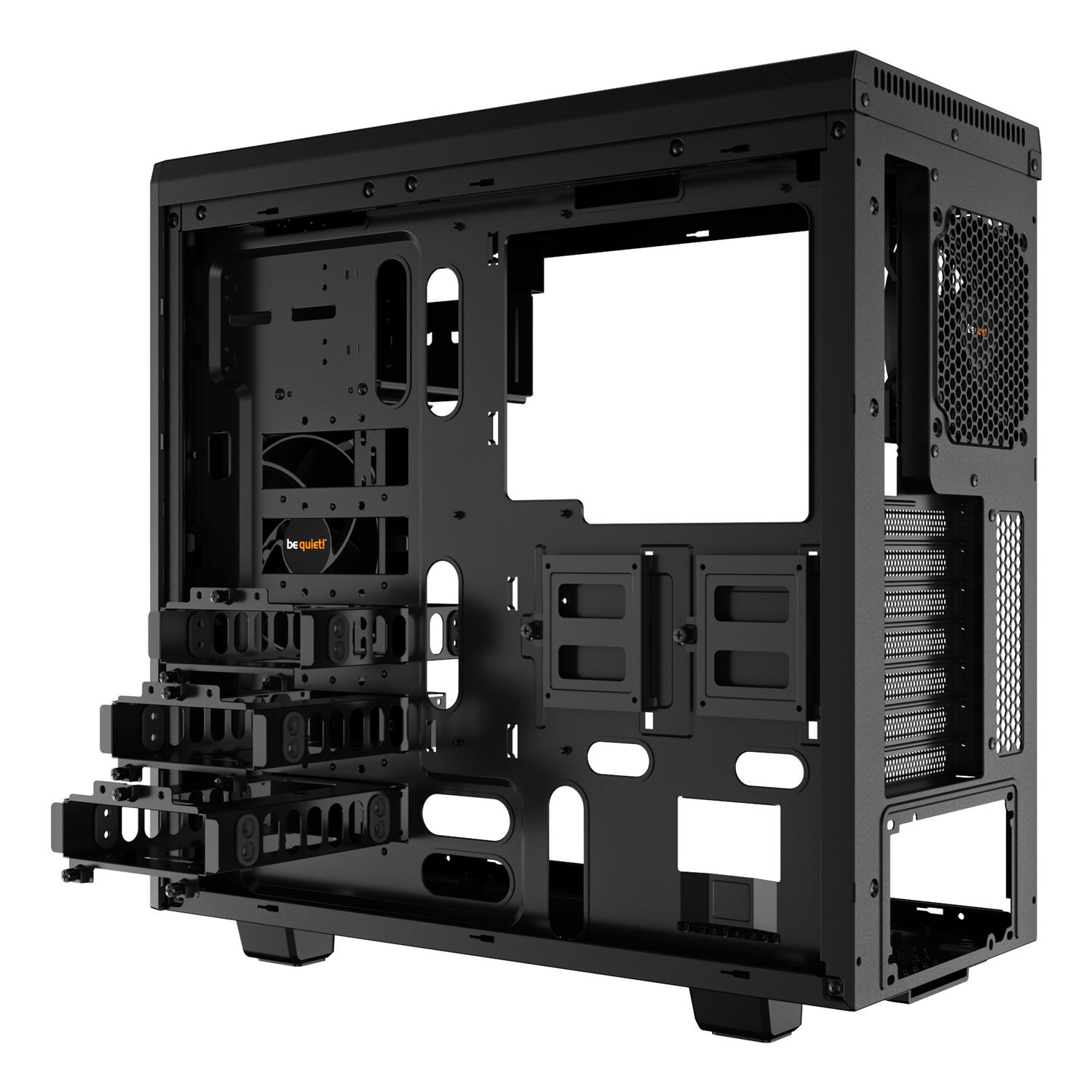 Zweites Bild vonBe Quiet! Pure Base 600, Midi Tower, PC, Schwarz, Silber, ATX, micro ATX, Mini-ITX, ABS Synthetik, Stahl, Gaming