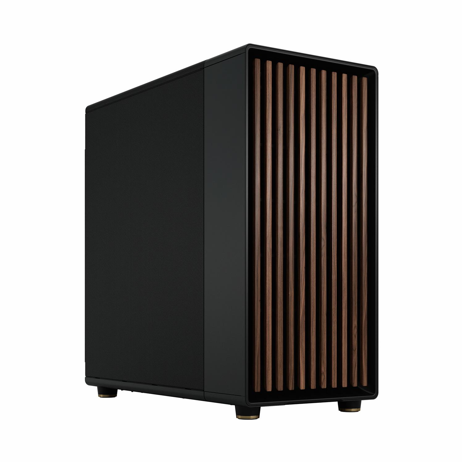 Fractal Design North XL, Midi Tower, PC, Schwarz, Anthrazit, ATX, EATX, micro ATX, Micro-ITX, Stahl, Holz, Gaming