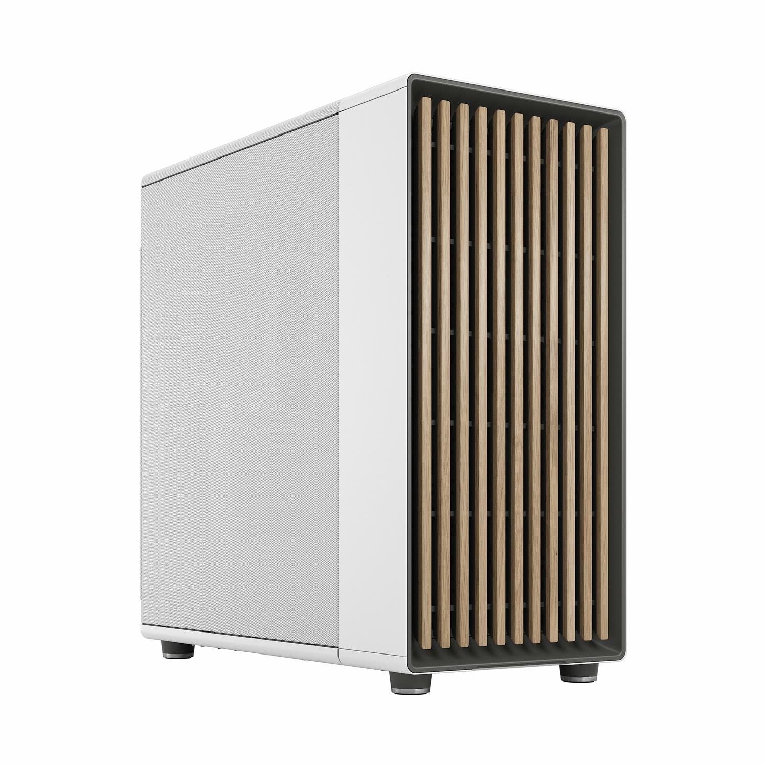 Fractal Design North XL, Midi Tower, PC, Weiß, ATX, EATX, micro ATX, Mini-ITX, Stahl, Holz, Gaming