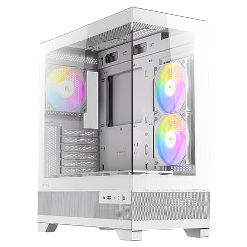Antec CX700 ARGB, Midi Tower, PC, Weiß, ATX, ITX, micro ATX, Glas, Stahl, 16 cm