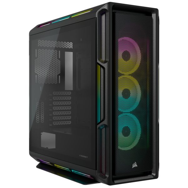 Zweites Bild vonCorsair CC-9011230-WW, Midi Tower, PC, Schwarz, ATX, Heimbüro, Blau, Grün, Rot