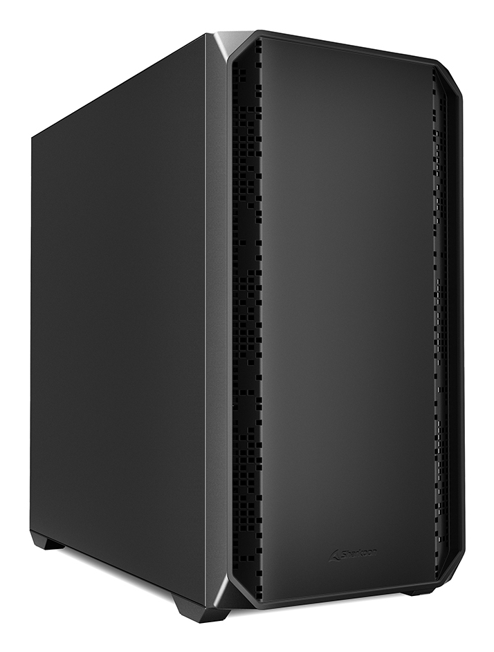 Sharkoon MK2, Micro Tower, PC, Schwarz, micro ATX, Mini-ITX, 17 cm, 41 cm