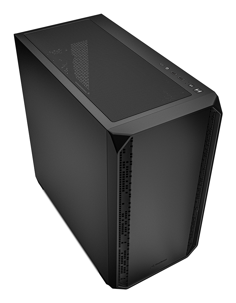 Zweites Bild vonSharkoon MK2, Micro Tower, PC, Schwarz, micro ATX, Mini-ITX, 17 cm, 41 cm