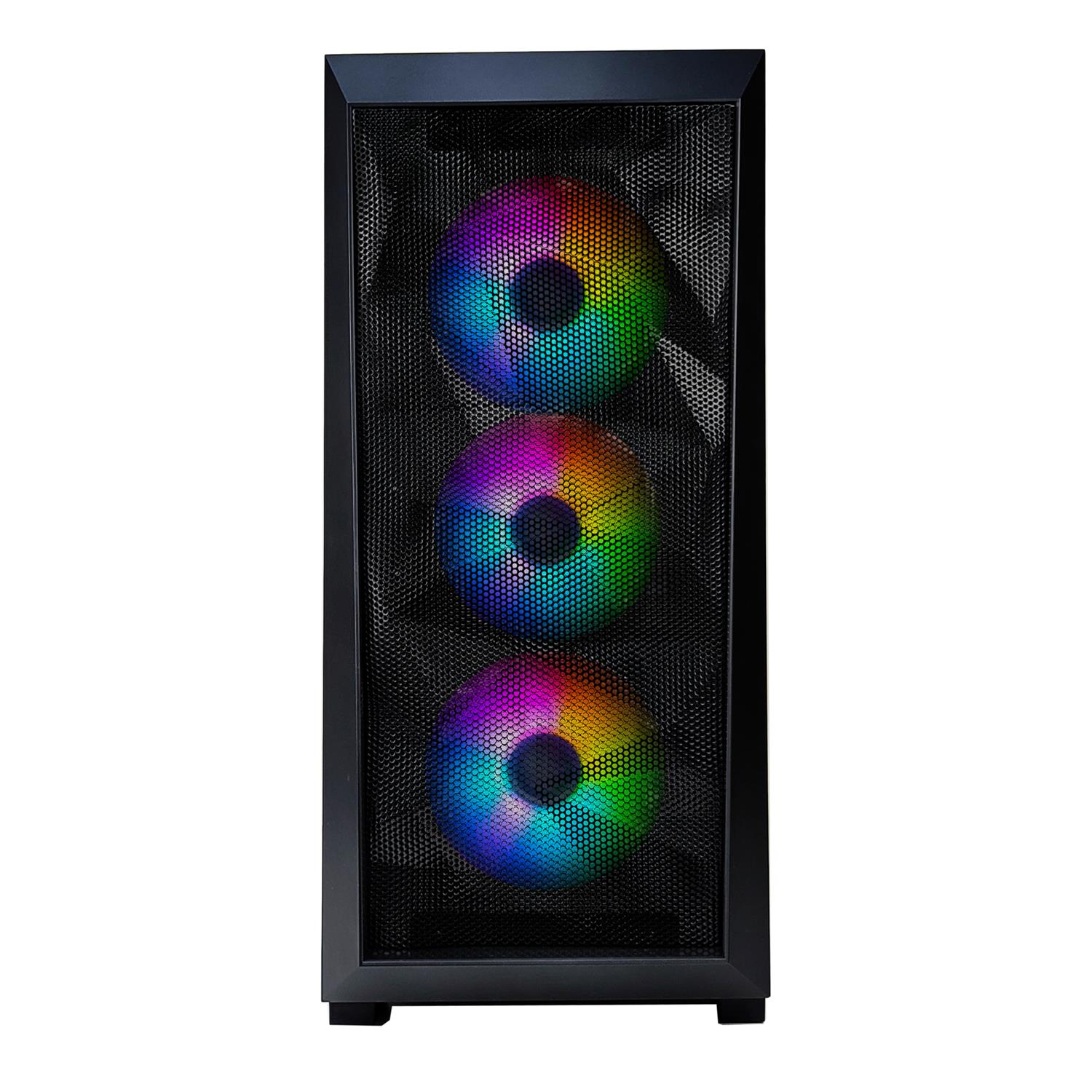 Zweites Bild vonXilence Performance C XG131 | X712.RGB, Midi Tower, PC, Schwarz, ATX, micro ATX, Mini-ATX, ABS, Kunststoff, Stahl, Gehärtetes Glas, Gaming