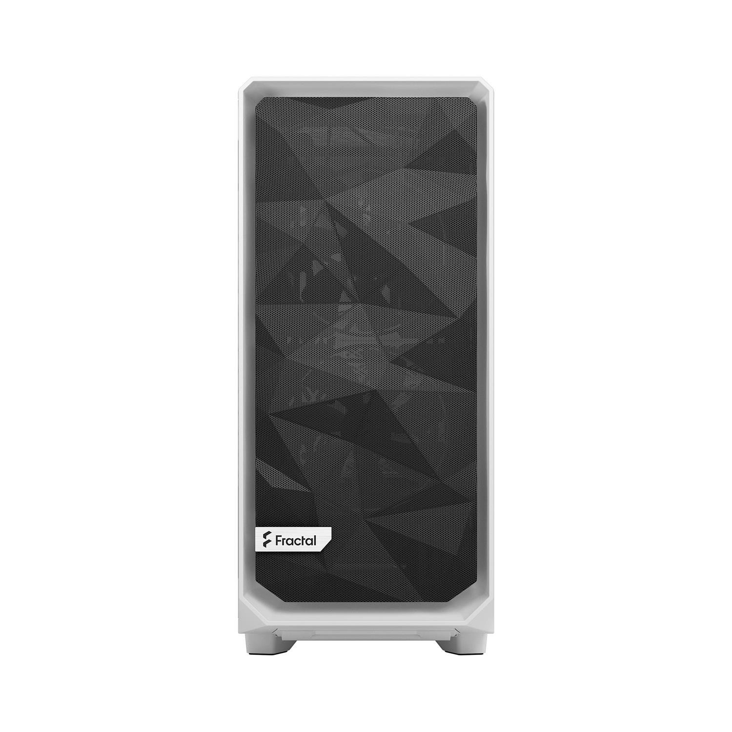 Zweites Bild vonFractal Design Meshify 2 Compact Lite, PC, Weiß, ATX, micro ATX, Mini-ITX, Stahl, Gehärtetes Glas, 16,9 cm, 34,5 cm