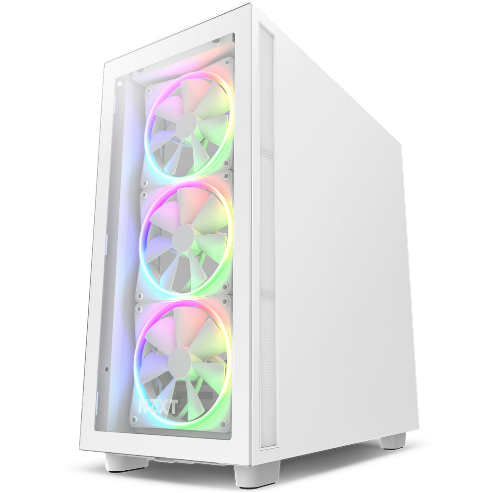 Zweites Bild vonNZXT CM-H71EW-02, Midi Tower, PC, Weiß, ATX, micro ATX, Mini-ATX, 120,140 mm, 1x 140 mm, 1x 120 mm, 2x 140 mm, 3x 120 mm, 3x 140 mm