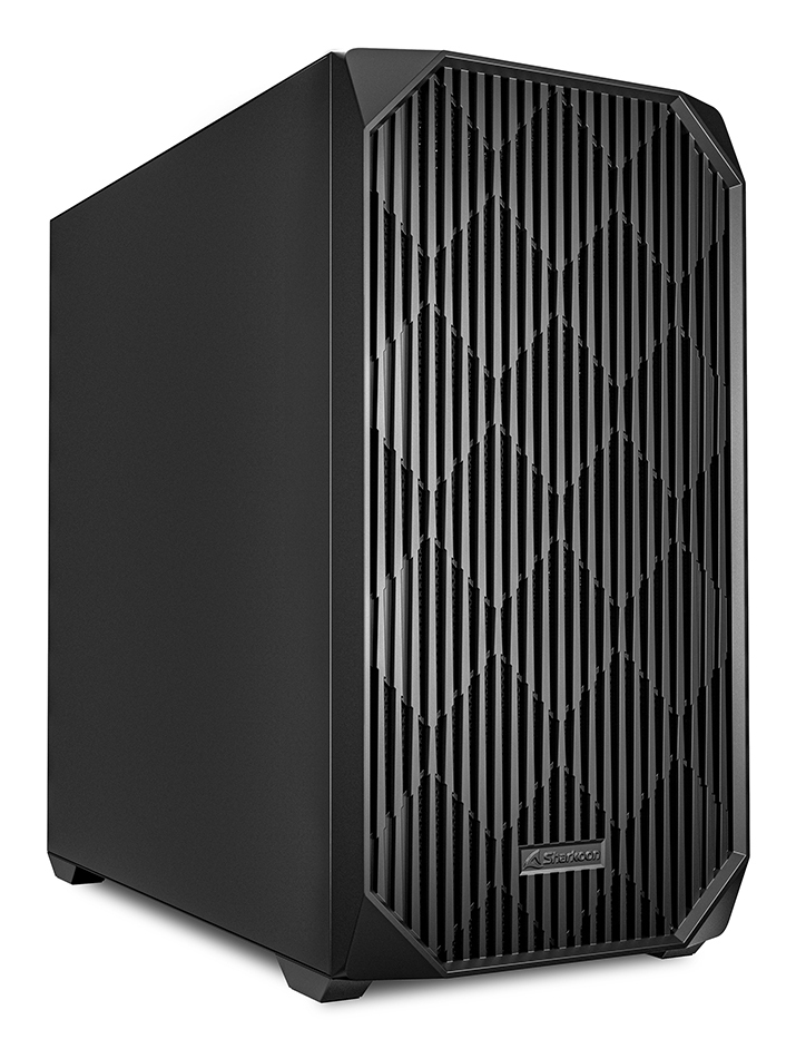 Sharkoon MK3, Micro Tower, PC, Schwarz, micro ATX, Mini-ITX, 17 cm, 41 cm