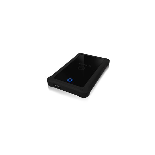 Zweites Bild vonICY BOX IB-233U3-B, HDD / SSD-Gehäuse, 2.5 Zoll, SATA, Serial ATA II, Serial ATA III, 6 Gbit/s, Hot-Swap, Schwarz