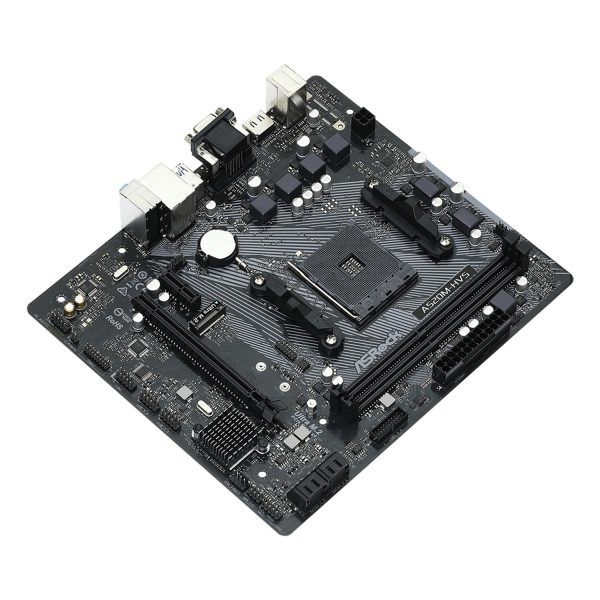 Zweites Bild vonASRock A520M-HVS, AMD, Sockel AM4, AMD Ryzen 3000 Series, DDR4-SDRAM, 64 GB, DIMM
