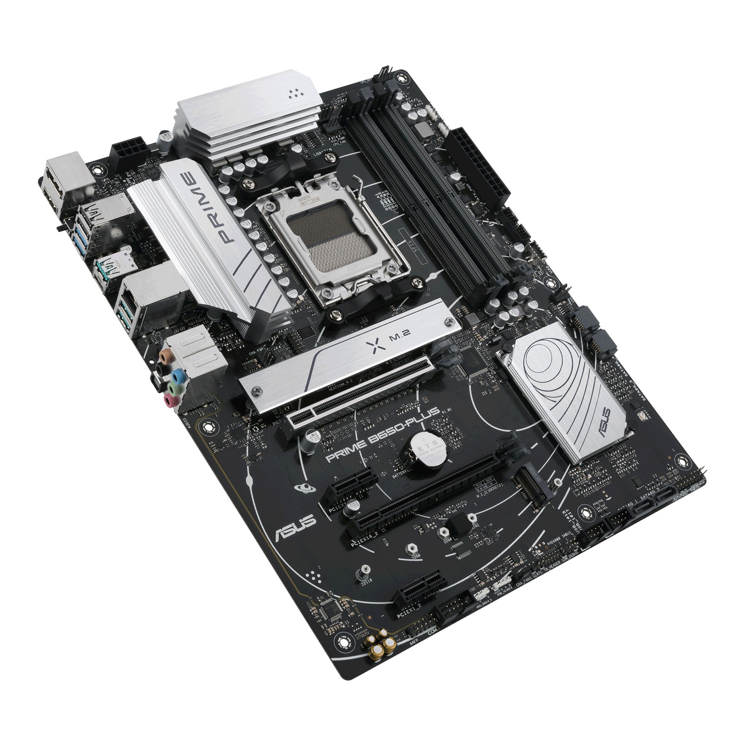 Zweites Bild vonASUS PRIME B650-PLUS, AMD, Sockel AM5, AMD Ryzen 7000 Series, Sockel AM5, DDR5-SDRAM, 128 GB
