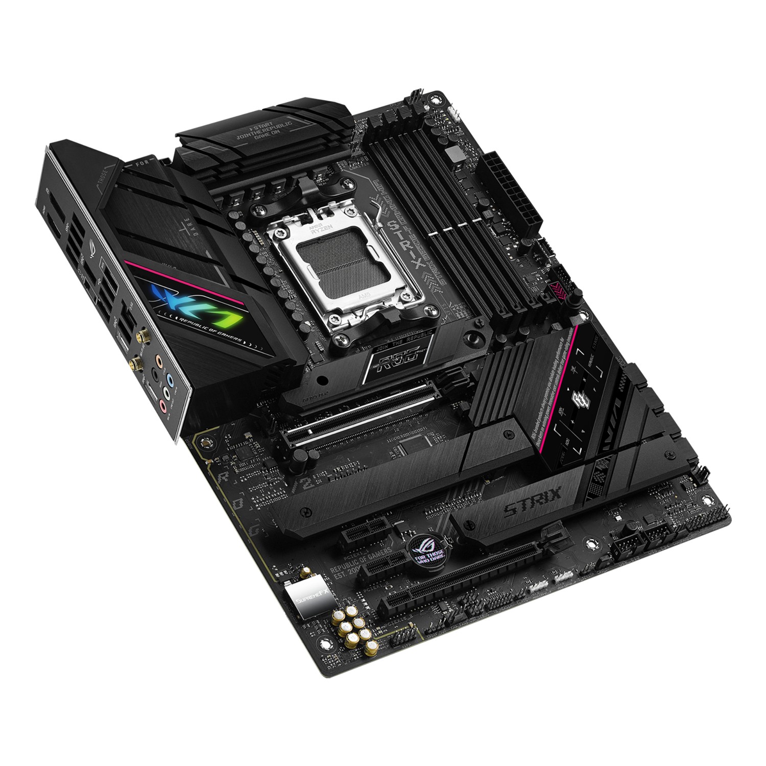 Zweites Bild vonASUS ROG STRIX B650E-F GAMING WIFI, AMD, Sockel AM5, AMD Ryzen™ 7, Sockel AM5, DDR5-SDRAM, 128 GB