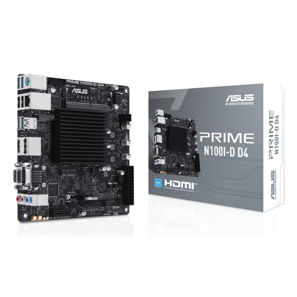ASUS PRIME N100I-D D4, Intel, NA (integrated CPU), Intel Processor N, N100, 16 GB, DDR4-SDRAM
