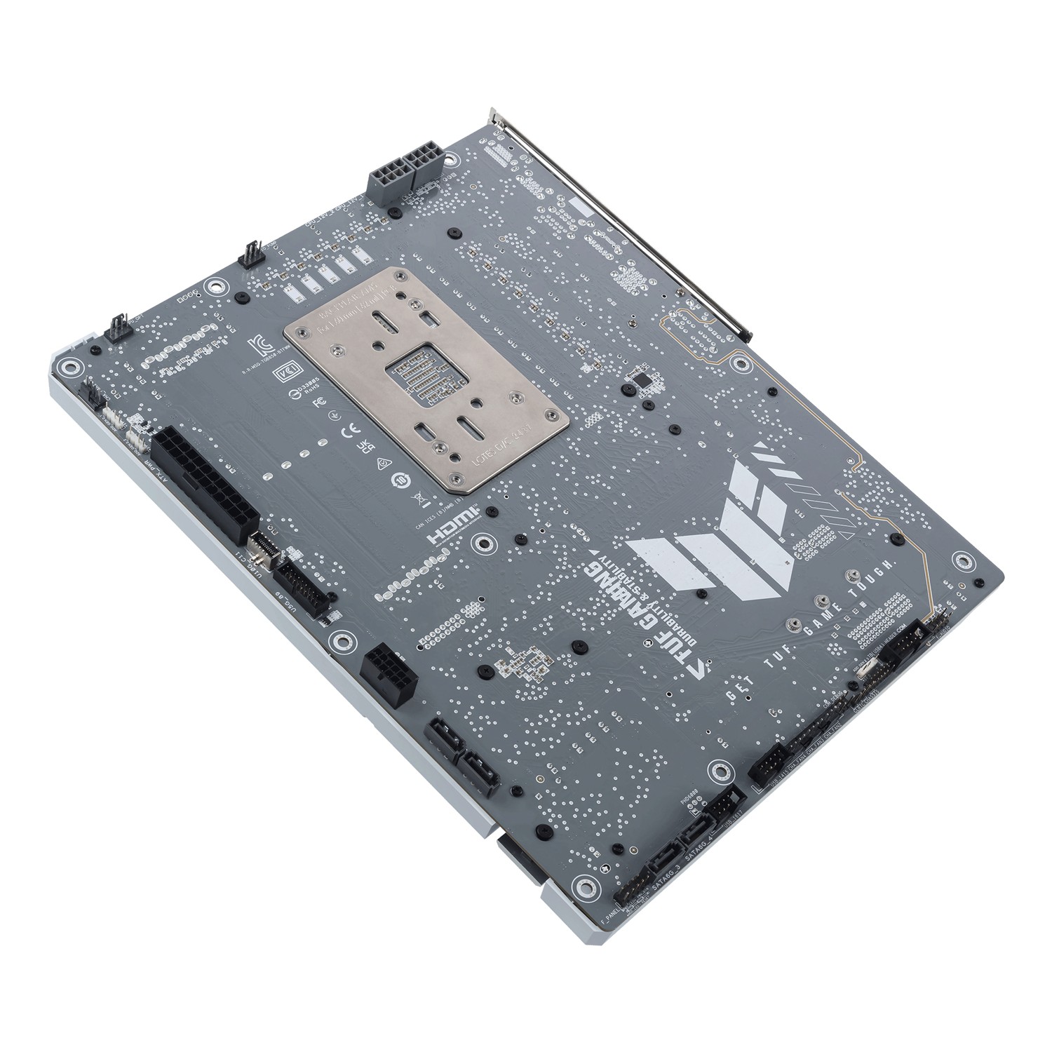 Zweites Bild vonASUS TUF GAMING B850-BTF WIFI W, AMD, Sockel AM5, AMD Ryzen 7000 Series, AMD Ryzen 8000 Series, AMD Ryzen 9000 Series, DDR5-SDRAM, 256 GB, DIMM