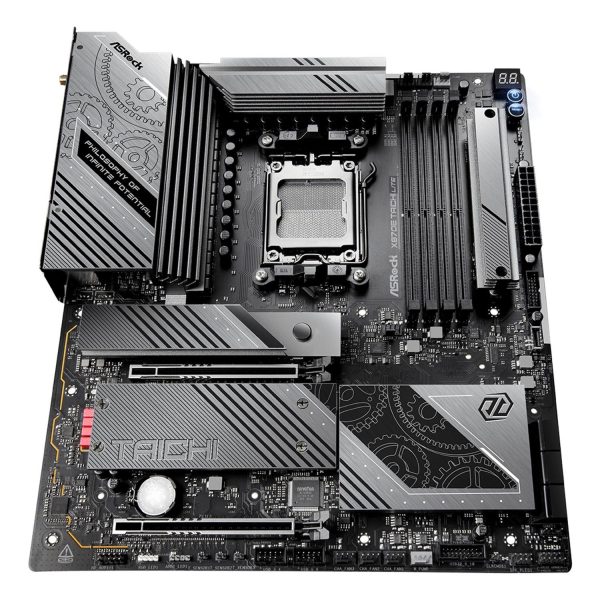 Zweites Bild vonASRock 90-MXBPA0-A0UAYZ, AMD, Sockel AM5, AMD Ryzen 7000 Series, AMD Ryzen 8000 Series, AMD Ryzen 9000 Series, DDR5-SDRAM, 256 GB, DIMM