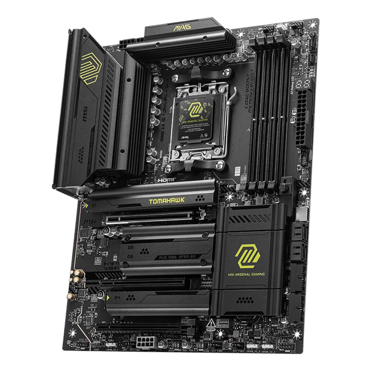 Zweites Bild vonMSI MAG X870 TOMAHAWK WIFI, AMD, Sockel AM5, AMD Ryzen™ 7, Sockel AM5, 256 GB, DDR5-SDRAM