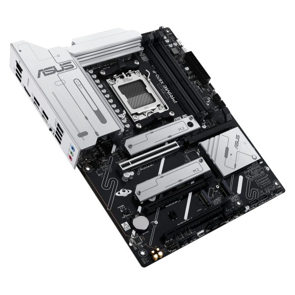 Zweites Bild vonASUS PRIME X870-P, AMD, Sockel AM5, AMD Ryzen 7000 Series, AMD Ryzen 8000 Series, AMD Ryzen 9000 Series, Sockel AM5, DDR5-SDRAM, 192 GB