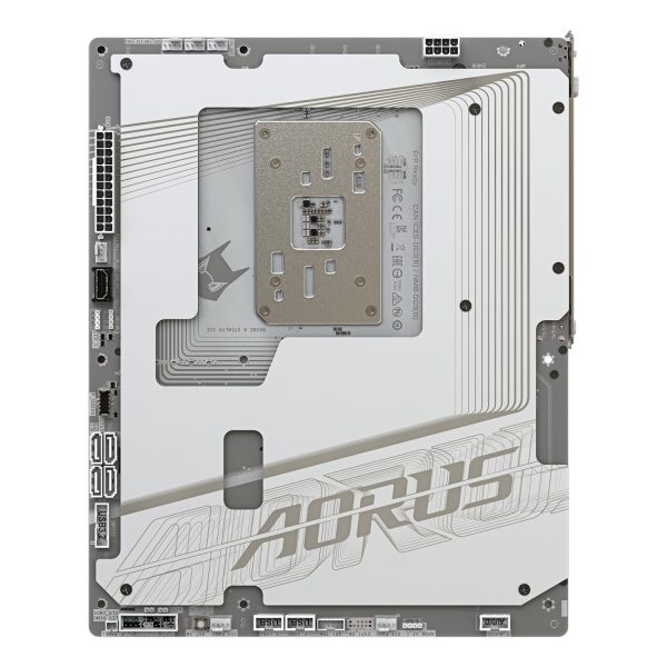 Zweites Bild vonGigabyte B650E AORUS STEALTH ICE Mainboard - AMD Ryzen 9000er-Serie, 12+2+2 Phasen VRM, bis zu 8000 MHz DDR5 (OC), 1xPCIe 5.0 + 2xPCIe 4.0 M.2, 2,5 GbE LAN, WIFI 7, USB 3.2 Gen 2x2, AMD, Sockel AM5, AMD Ryzen 7000 Series, AMD Ryzen 8000 Series, AMD Ryzen