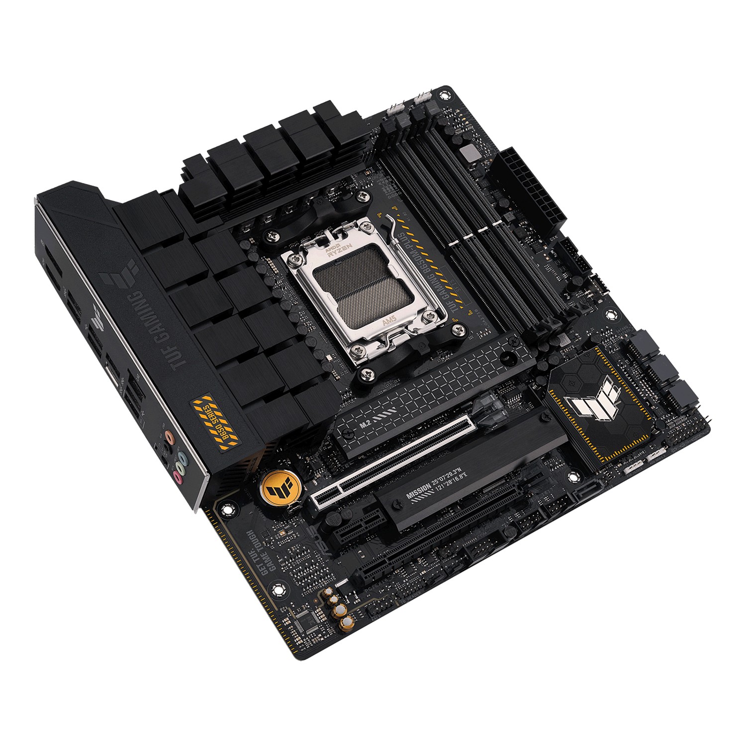 Zweites Bild vonASUS TUF GAMING B650M-PLUS, AMD, Sockel AM5, AMD Ryzen 7000 Series, Sockel AM5, DDR5-SDRAM, 128 GB
