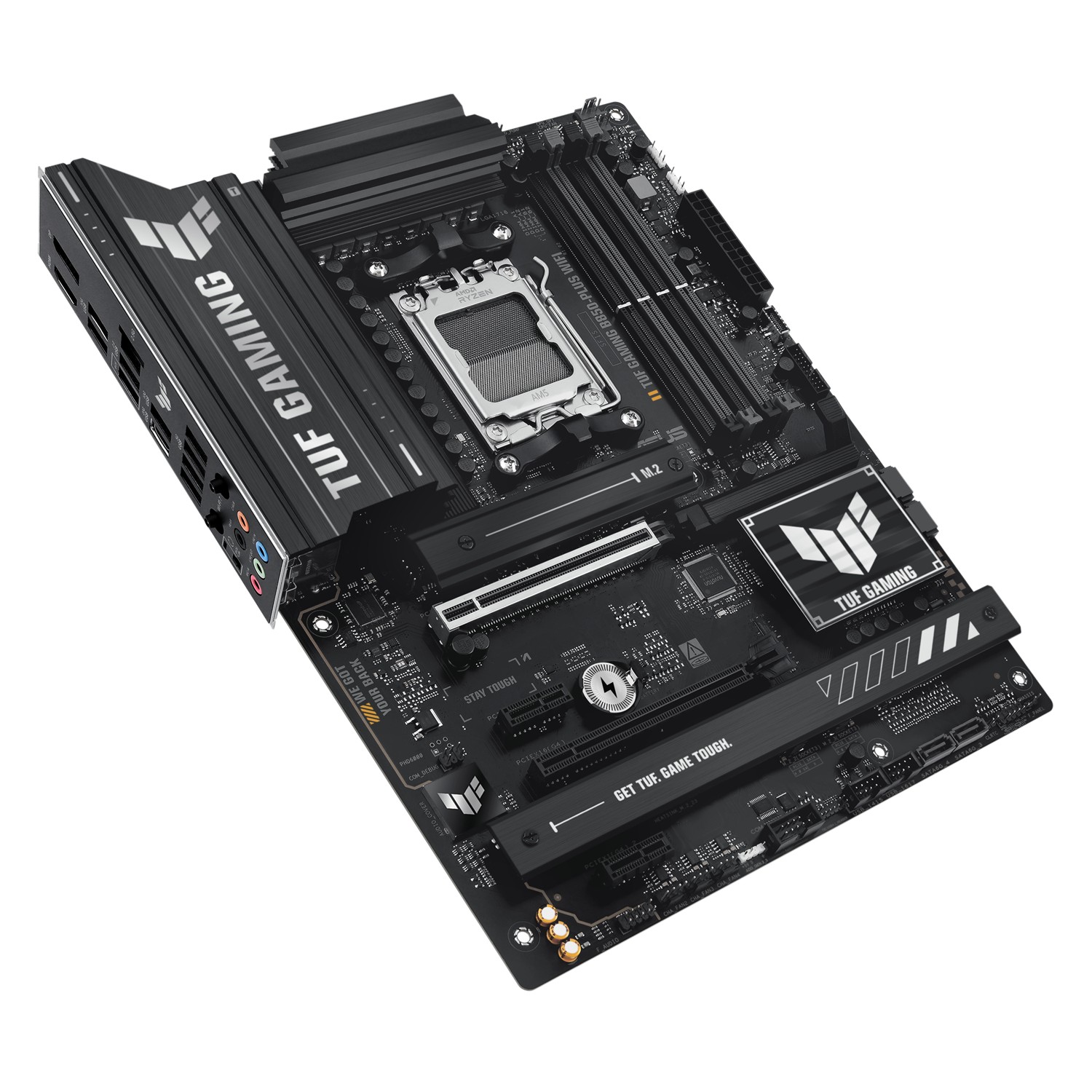 Zweites Bild vonASUS TUF GAMING B850-PLUS WIFI, AMD, Sockel AM5, AMD Ryzen 7000 Series, AMD Ryzen 8000 Series, AMD Ryzen 9000 Series, Sockel AM5, DDR5-SDRAM, 192 GB