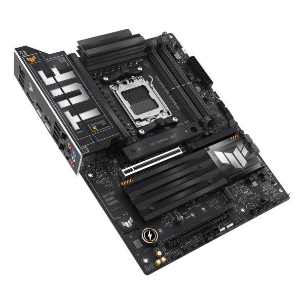 Zweites Bild vonASUS TUF GAMING X870-PLUS WIFI, AMD, Sockel AM5, AMD Ryzen 7000 Series, AMD Ryzen 8000 Series, AMD Ryzen 9000 Series, DDR5-SDRAM, 192 GB, DIMM