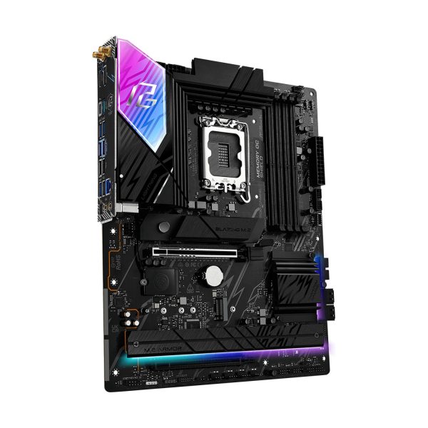 Zweites Bild vonASRock B860 Lightning WiFi, Intel, LGA 1851 (Socket V1), Intel Core Ultra (Series 2), DDR5-SDRAM, 256 GB, DIMM