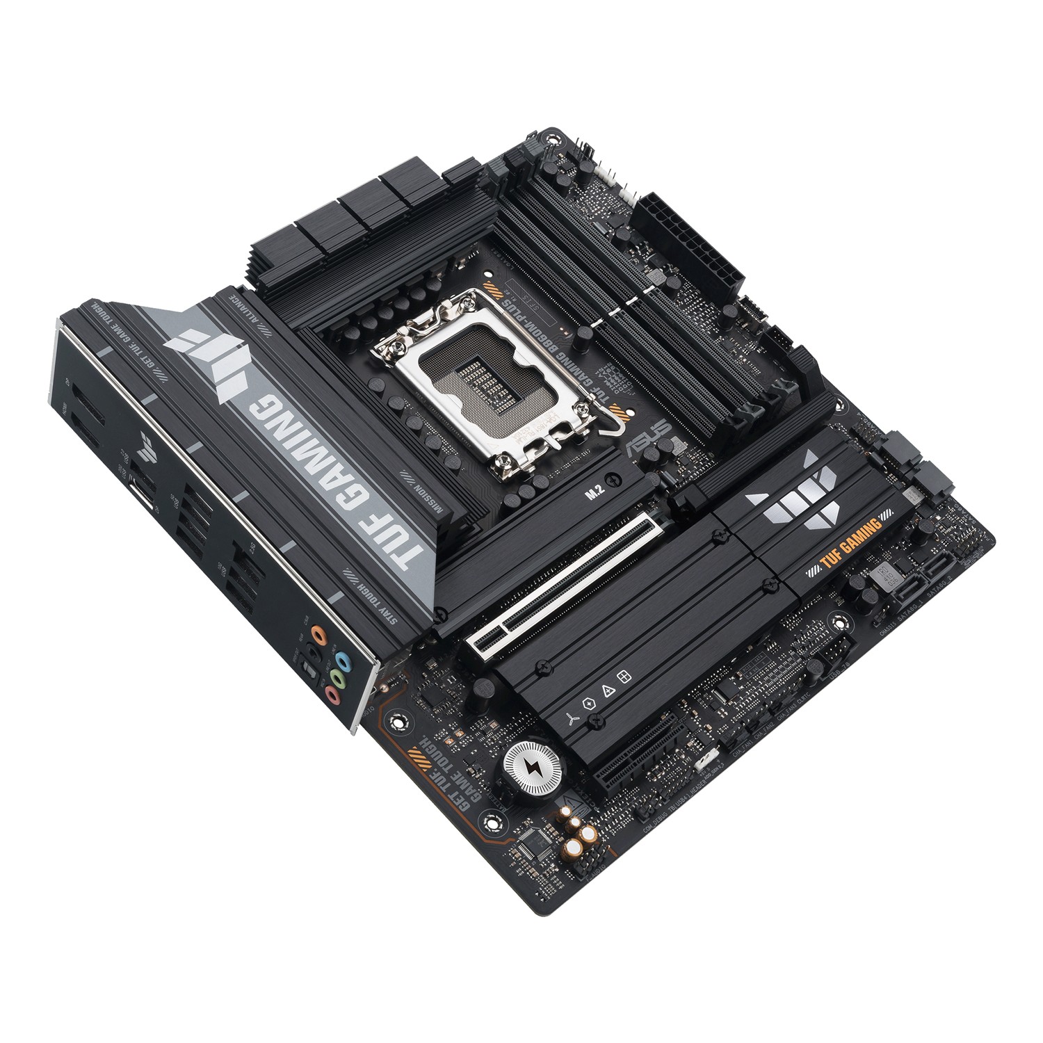 Zweites Bild vonASUS TUF GAMING B860M-PLUS, Intel, LGA 1851 (Socket V1), Intel Core Ultra (Series 2), LGA 1851, DDR5-SDRAM, 256 GB