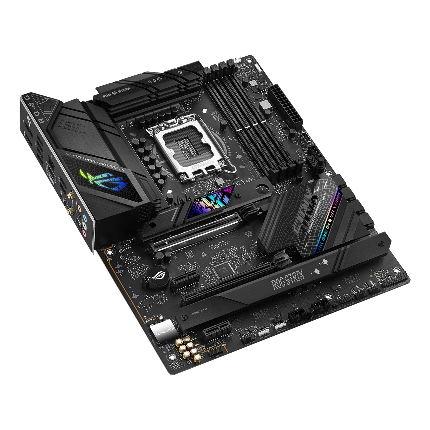 Zweites Bild vonASUS ROG STRIX B760-F GAMING WIFI, Intel, LGA 1700, Intel® Celeron®, Intel® Pentium® Gold, Intel® Core™ i3, Intel® Core™ i5, Intel® Core™..., LGA 1700, DDR5-SDRAM, 128 GB
