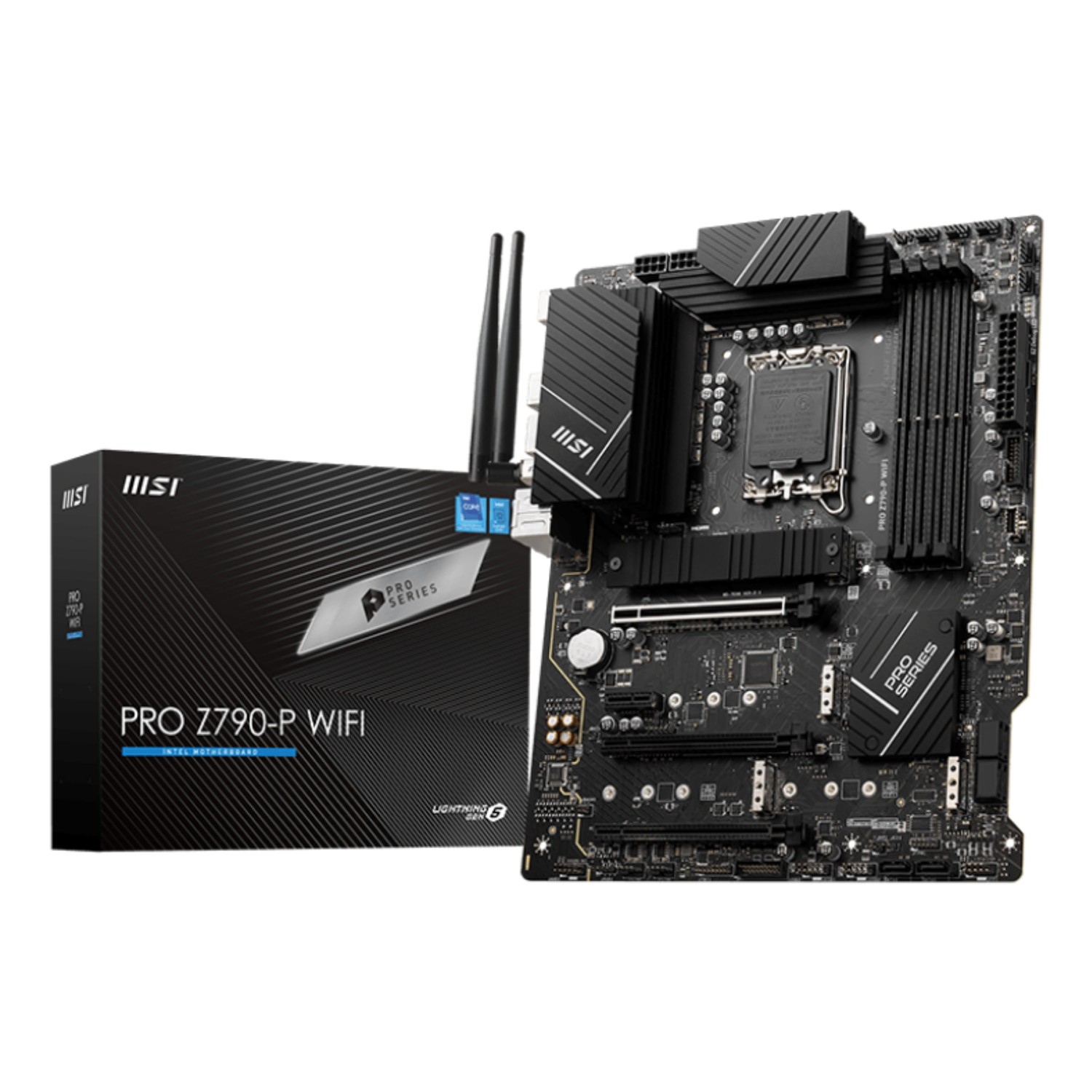 MSI PRO Z790-P WIFI, Intel, LGA 1700, Intel® Celeron®, Intel® Pentium® Gold, LGA 1700, DDR5-SDRAM, 128 GB