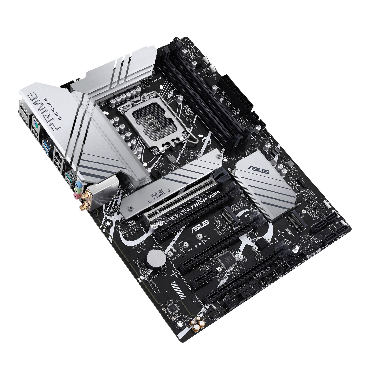 Zweites Bild vonASUS PRIME Z790-P WIFI, Intel, LGA 1700, Intel® Celeron®, Intel® Core™ i3, Intel® Core™ i5, Intel® Core™ i7, Intel® Core™ i9,..., LGA 1700, DDR5-SDRAM, 128 GB