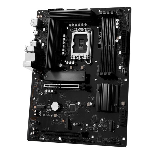 Zweites Bild vonASRock B860 Pro-A, Intel, LGA 1851 (Socket V1), DDR5-SDRAM, 256 GB, DIMM, Zweikanalig