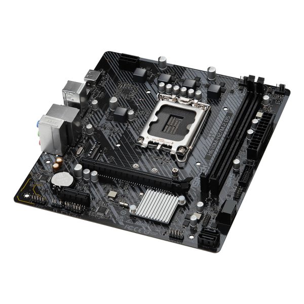 Zweites Bild vonASRock H610M-H2/M.2 D5, Intel, LGA 1700, DDR5-SDRAM, 96 GB, DIMM, Zweikanalig