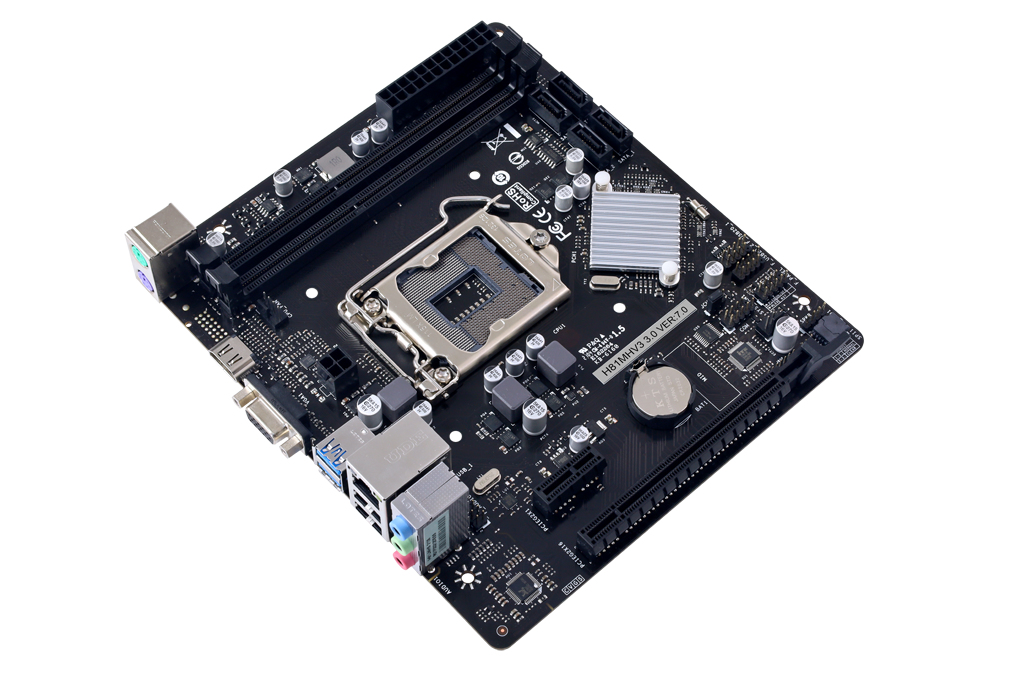 Zweites Bild vonBiostar H81MHV3 3.0 H81, Intel, LGA 1150 (Socket H3), Intel® Celeron®, Intel® Core™ i3, Intel® Core™ i5, Intel® Core™ i7, Intel® Pentium®, DDR3-SDRAM, 16 GB, DIMM
