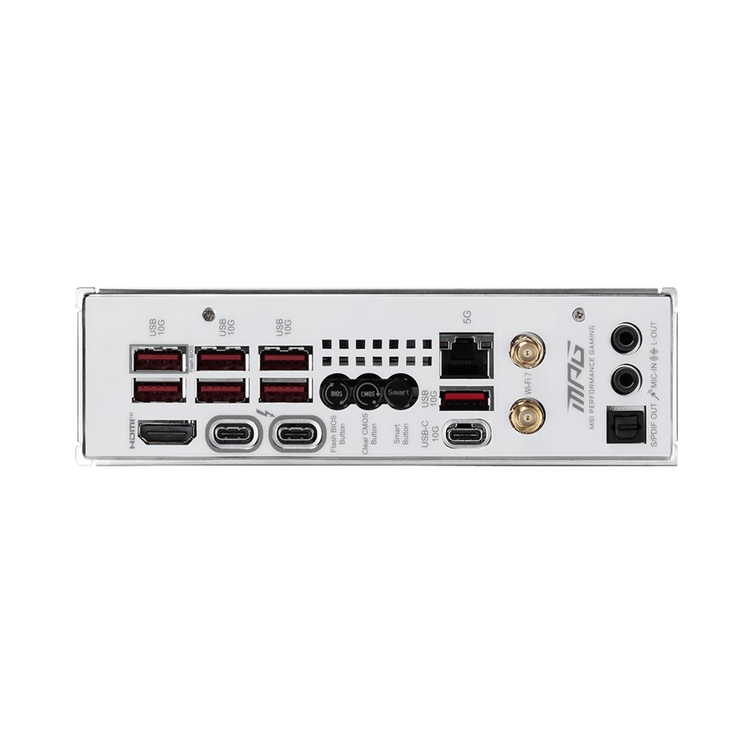 Zweites Bild vonMSI MPG Z890I EDGE TI WIFI, Intel, LGA 1851 (Socket V1), Intel Core Ultra (Series 2), Intel LGA1851, 128 GB, DDR5-SDRAM