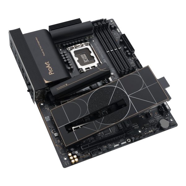 Zweites Bild vonASUS PROART Z890-CREATOR WIFI, Intel, LGA 1851 (Socket V1), Intel Core Ultra (Series 2), LGA 1851, DDR5-SDRAM, 192 GB