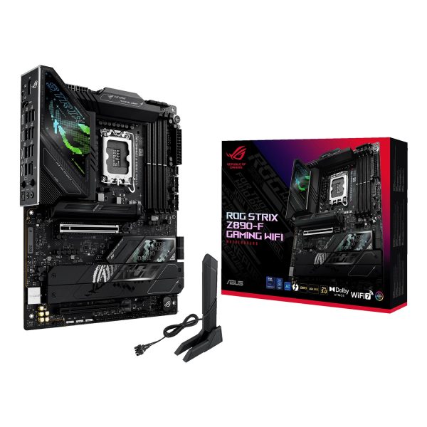 ASUS ROG STRIX Z890-F GAMING WIFI, Intel, LGA 1851 (Socket V1), Intel Core Ultra (Series 2), DDR5-SDRAM, 192 GB, DIMM